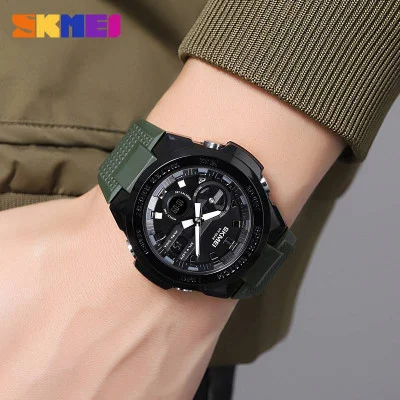 Мужские часы Skmei 2105AG Army Green