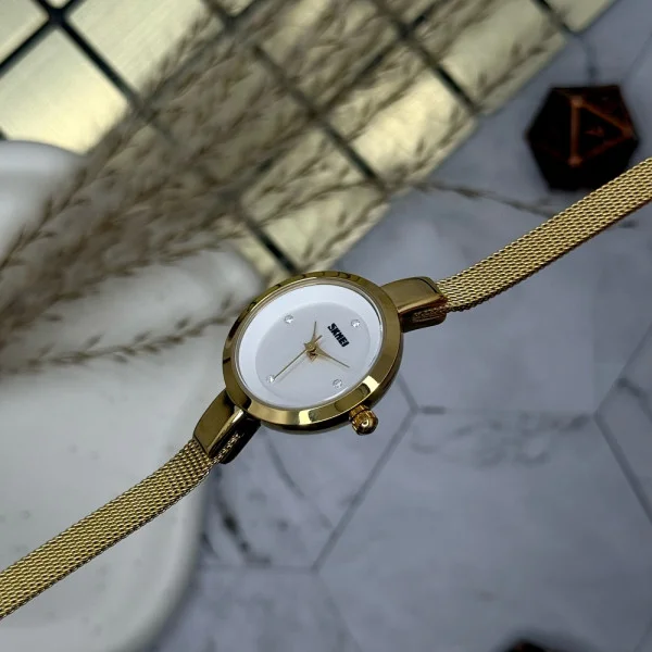 Жіночий годинник Skmei 1390GD Gold фото 6