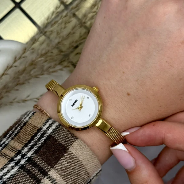 Жіночий годинник Skmei 1390GD Gold фото 3
