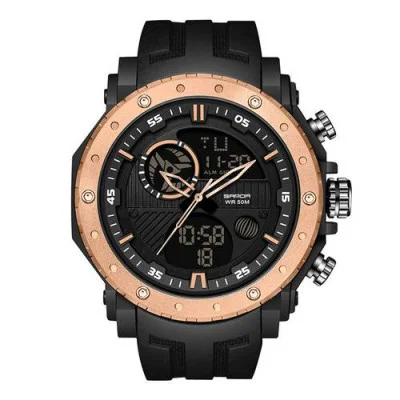 Чоловічий годинник Sanda 6012 Black-Cuprum