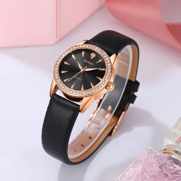 Жіночий годинник Skmei 2086RGBK Rose Gold-Black фото 4