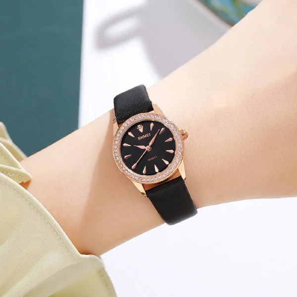 Жіночий годинник Skmei 2086RGBK Rose Gold-Black фото 5