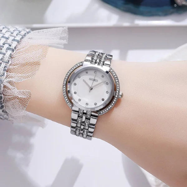 Женские часы Skmei 1979SI Silver фото 3