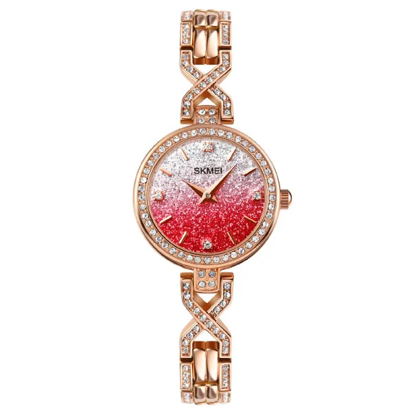 Жіночий годинник Skmei 2001RD Red фото 1