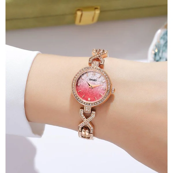 Жіночий годинник Skmei 2001RD Red фото 3