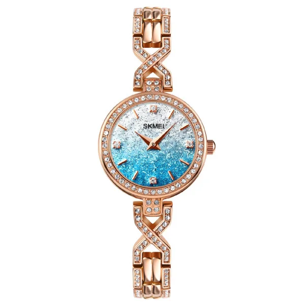 Жіночий годинник Skmei 2001BU Blue фото 1