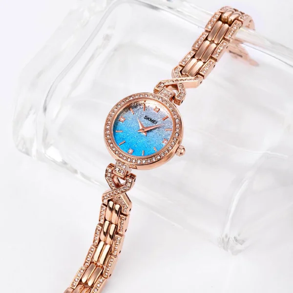 Жіночий годинник Skmei 2001BU Blue фото 6