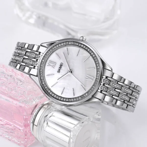 Жіночий годинник Skmei 1970SI Silver фото 4