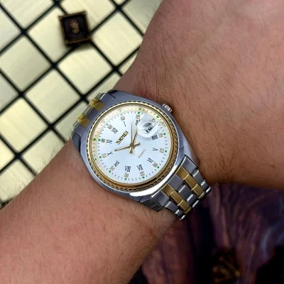 Чоловічий годинник Skmei 9098SI-B Silver Men