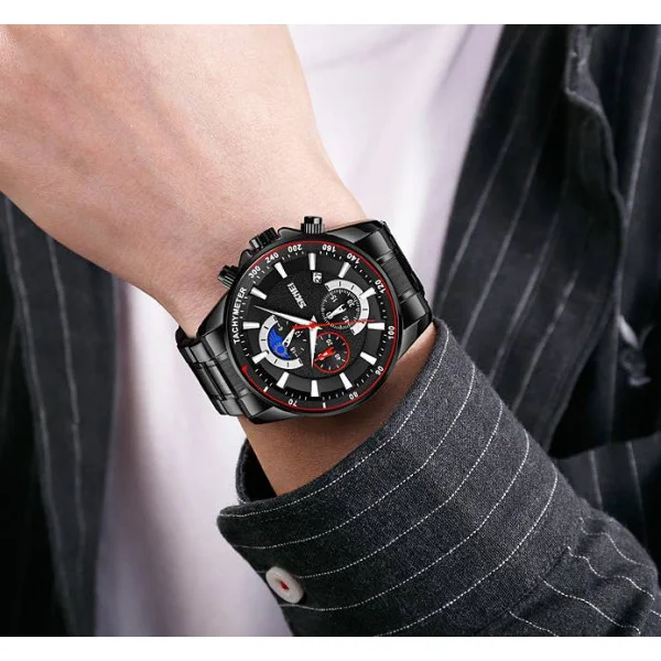 Мужские часы Skmei 9250BKBK Black-Black фото 4