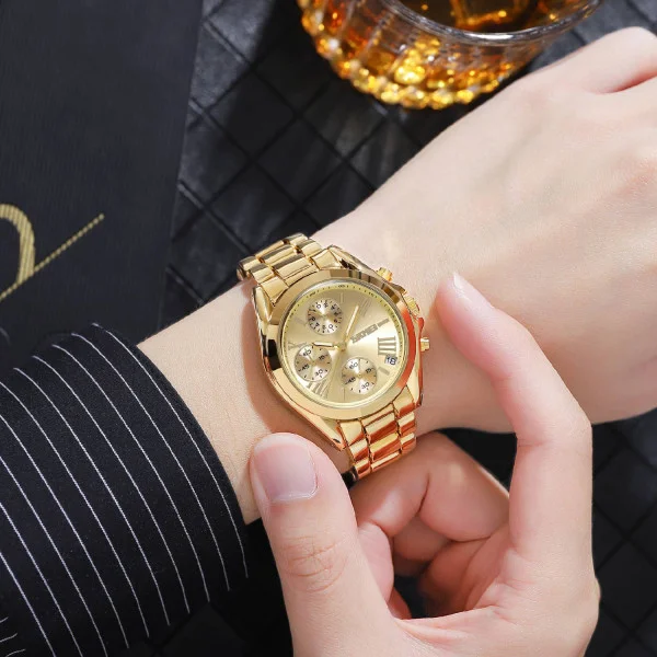 Женские часы Skmei 1897GD Gold фото 5