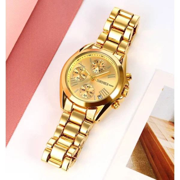 Женские часы Skmei 1897GD Gold фото 7