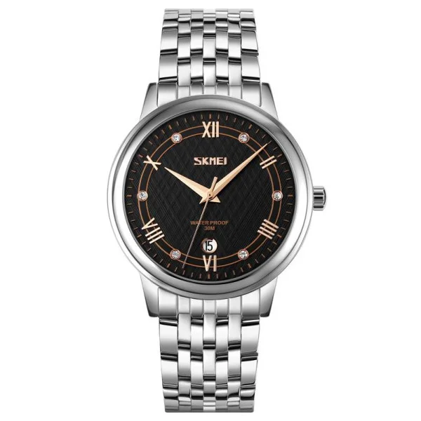 Мужские часы Skmei 9272SIBK-B Silver-Black Men фото 1