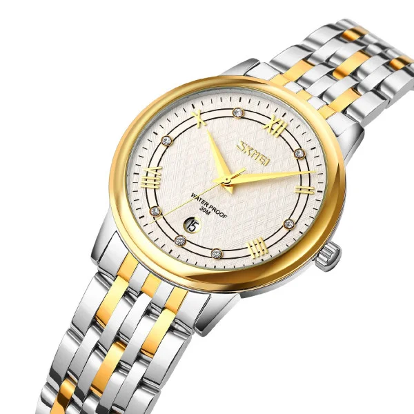 Жіночий годинник Skmei 9272TGDSI-S Gold/Silver-Silver Lady фото 3