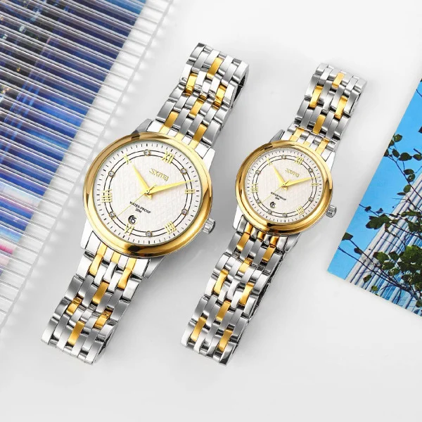 Жіночий годинник Skmei 9272TGDSI-S Gold/Silver-Silver Lady фото 5