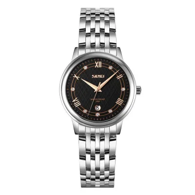 Женские часы Skmei 9272SIBK-S Silver-Black Lady