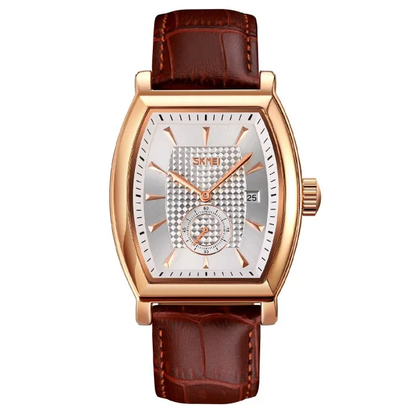 Чоловічий годинник Skmei 9306RGSI Rose Gold-Silver фото 1