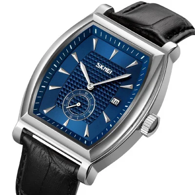 Чоловічий годинник Skmei 9306SIBU Silver-Blue