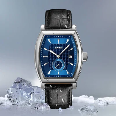 Чоловічий годинник Skmei 9306SIBU Silver-Blue