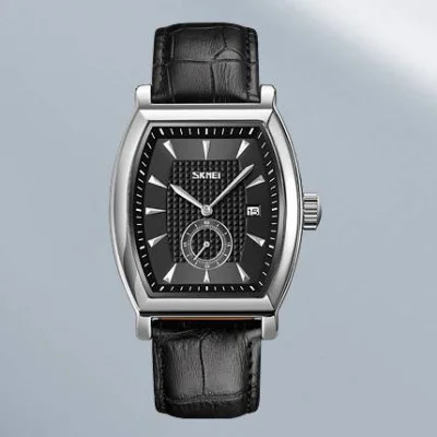 Чоловічий годинник Skmei 9306SIBK Silver-Black