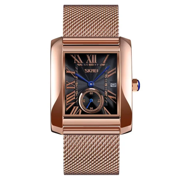 Жіночий годинник Skmei 9191RGBK Rose Gold-Black фото 1
