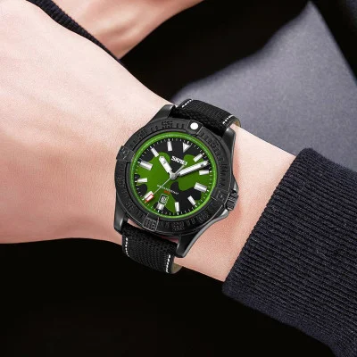 Чоловічий годинник Skmei 9339CMGN Camo Green