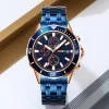 Чоловічий годинник Skmei 9335RGBU Rose Gold-Blue фото 4