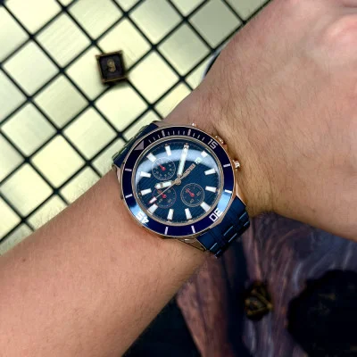 Чоловічий годинник Skmei 9335RGBU Rose Gold-Blue