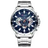 Мужские часы Curren 8363 Silver-Blue фото 2