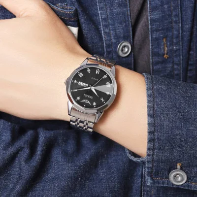 Чоловічий годинник Skmei 2291SIBK Silver-Black