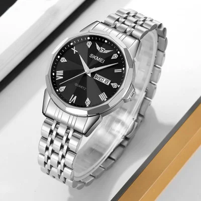 Чоловічий годинник Skmei 2291SIBK Silver-Black