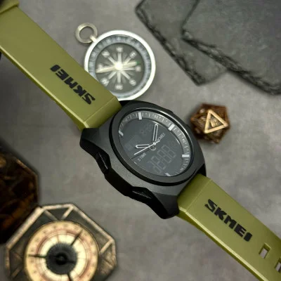 Чоловічий годинник Skmei 2199AG Army Green