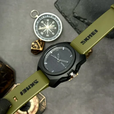 Чоловічий годинник Skmei 2199AG Army Green