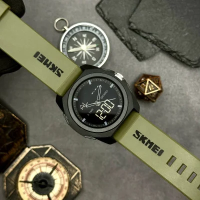 Чоловічий годинник Skmei 2199AG Army Green
