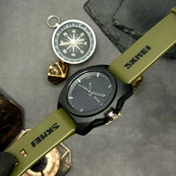 Чоловічий годинник Skmei 2199AG Army Green фото 6