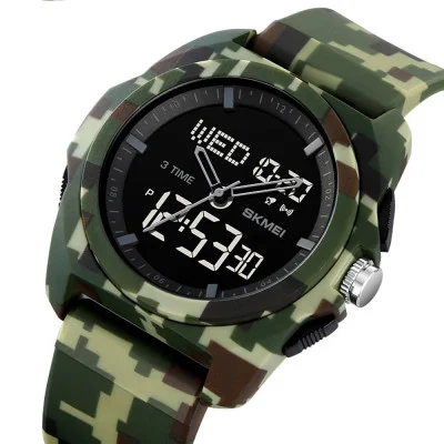 Чоловічий годинник Skmei 2199CMGN Camo Green