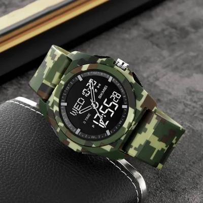 Чоловічий годинник Skmei 2199CMGN Camo Green