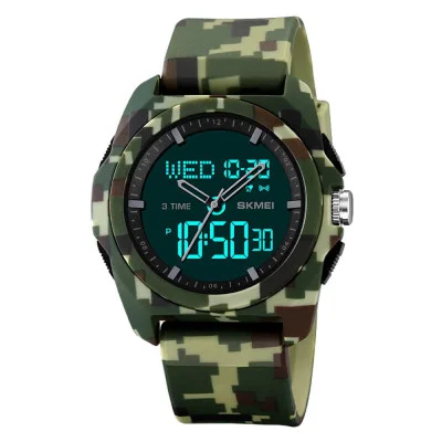 Чоловічий годинник Skmei 2199CMGN Camo Green
