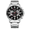 Мужские часы Curren 8363 Silver-Black фото 2