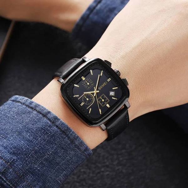 Жіночий годинник Skmei 2182BKGD Black-Gold фото 4