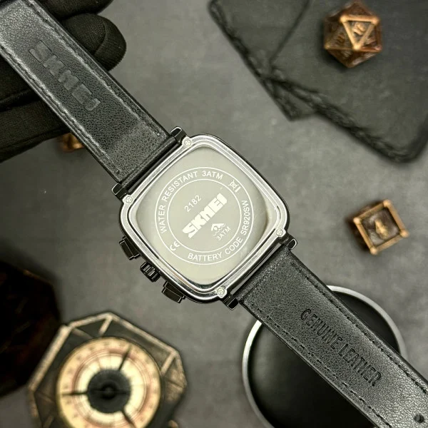 Чоловічий годинник Skmei 2182BKSI Black-Silver фото 7