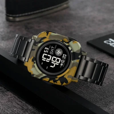 Чоловічий годинник Skmei 2131CMGN Camo Green