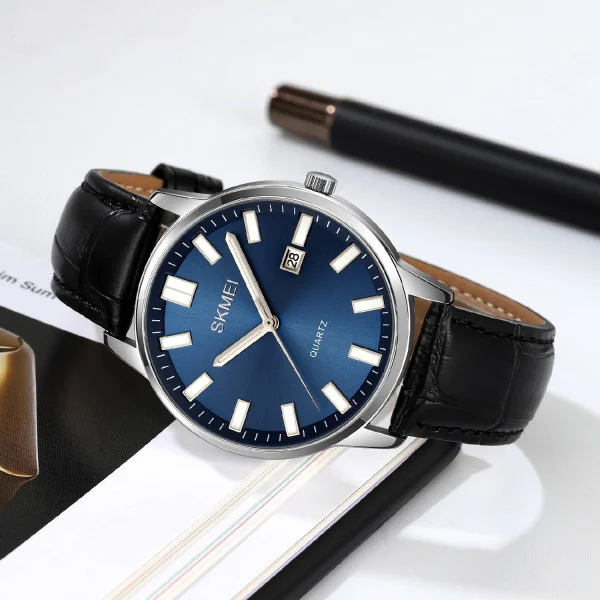 Жіночий годинник Skmei 2252SIBU Silver-Blue фото 5
