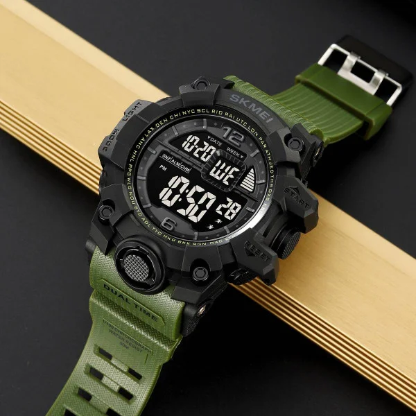Мужские часы Skmei 2245AG Army Green фото 5