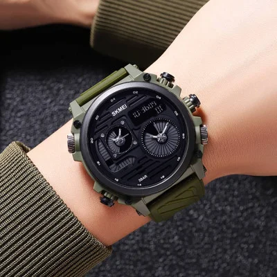 Чоловічий годинник Skmei 2202PAG Army Green