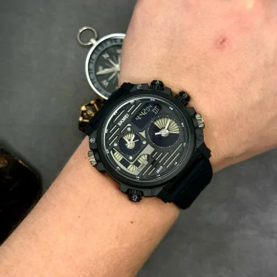 Чоловічий годинник Skmei 2202PBK Black