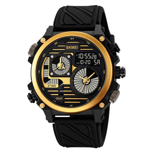 Мужские часы Skmei 2202PBKGD Black-Gold фото 1