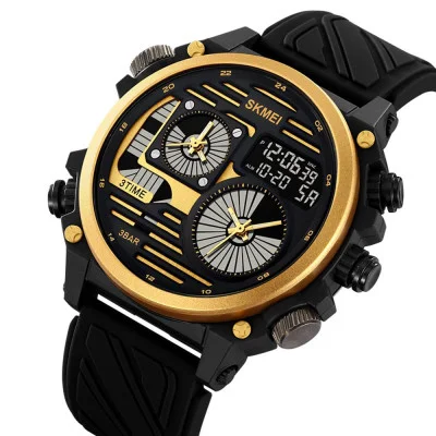 Мужские часы Skmei 2202PBKGD Black-Gold