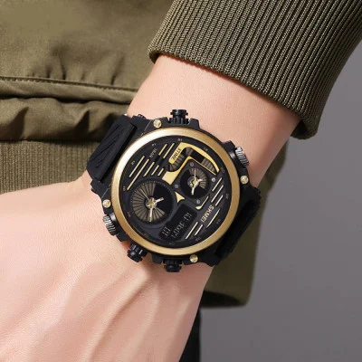 Мужские часы Skmei 2202PBKGD Black-Gold