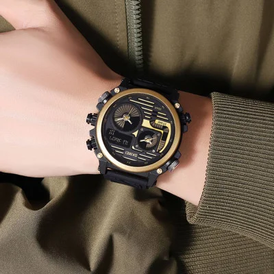 Мужские часы Skmei 2202PBKGD Black-Gold